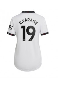 Fotbalové Dres Manchester United Raphael Varane #19 Dámské Venkovní Oblečení 2022-23 Krátký Rukáv